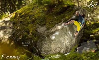 Nico working on "La belle rampe"